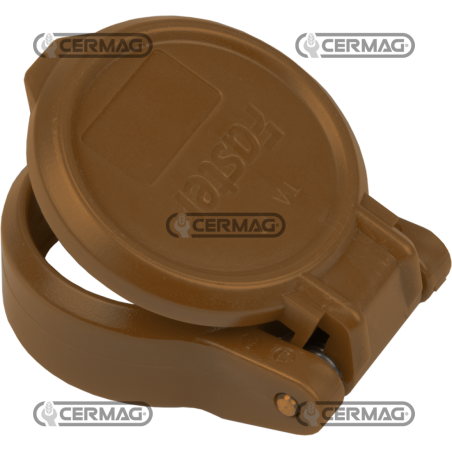 Tappo automatico per innesti rapidi PUSH-PULL da 1/2" Colore Marrone COMPATIBILE - 82082 | NewgardenAgri.com