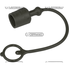 FEMALE dust cap for quick couplings Size 1/2" Color Black COMPATIBLE - 82089 | NewgardenAgri.com