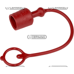 Bouchon anti-poussière FEMELLE pour raccords rapides Taille 1/2" Couleur Rouge COMPATIBLE - 82092 | NewgardenAgri.com