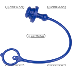 MALE dust cap for quick couplings Size 3/8" Color Blue COMPATIBLE - 80385 | NewgardenAgri.com