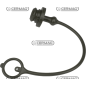 Guardapolvo MACHO para acoplamientos rápidos Tamaño 1/2" Color Negro COMPATIBLE - 82085