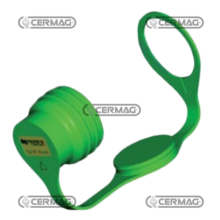 Green cap for FHV couplings Size 1/2" COMPATIBLE - 84303 | NewgardenAgri.com