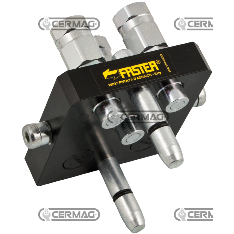 3-Wege-Multifaster für LAVERDA und CNH - BEWEGLICHES TEIL 1/4" Gasanschluss KOMPATIBEL - 83623