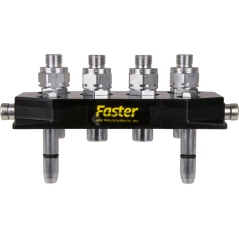 Multifaster de 4 vías para cargador frontal tipo SIGMA 4 - PARTE MÓVIL Rosca 3/8" Gas COMPATIBLE - 83081 | NewgardenAgri.com