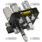Multifaster a 5 vie per LAVERDA e CNH - PARTE MOBILE Attacco 3 x 1/4" + 2 x 3/8" Gas COMPATIBILE - 83625