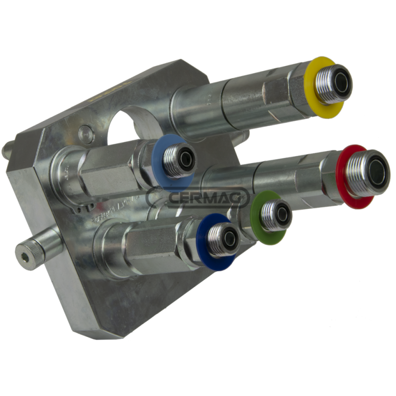 Multifaster a 5 vie - PARTE MOBILE  Attacco 3 x 3/8" + 2 x 9/16" Gas  Serie 3PLV05AMC COMPATIBILE - 84061