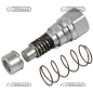 Innesto FEMMINA per multifaster - PARTE FISSA Filetto Femmina - 9/16" - 18 UNF COMPATIBILE - 83651
