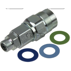 WEIBLICHER Kupplungssatz für Multifaster – FESTES TEIL Gewinde 3/8" Gas KOMPATIBEL - 84103 | NewgardenAgri.com