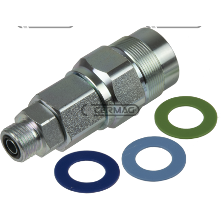 WEIBLICHER Kupplungssatz für Multifaster – FESTES TEIL Gewinde 3/8" Gas KOMPATIBEL - 84103 | NewgardenAgri.com