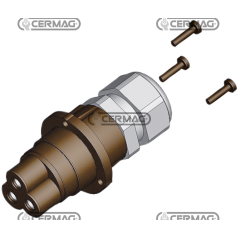 3-poliger Stecker für 1/2-Zoll-Multifaster – KOMPATIBLE BEWEGLICHE TEILE – 84243 | NewgardenAgri.com