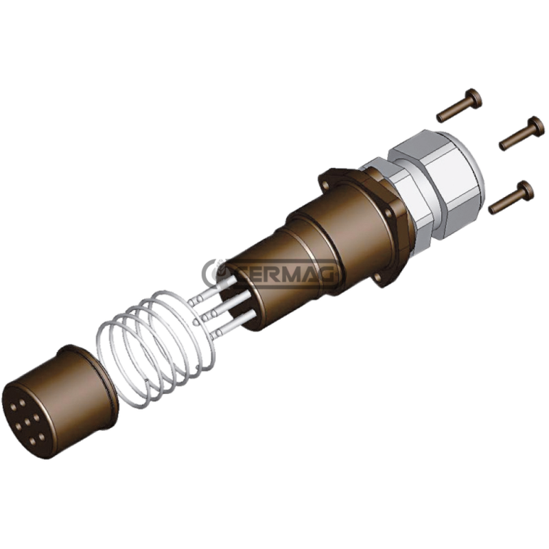 7-polige Steckdose für 1/2"-Multifaster - KOMPATIBLE FESTTEILE - 84246