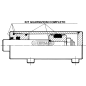 Seal kit for double acting cylinder Bore 90 mm Rod diameter 50 mm COMPATIBLE - 83000