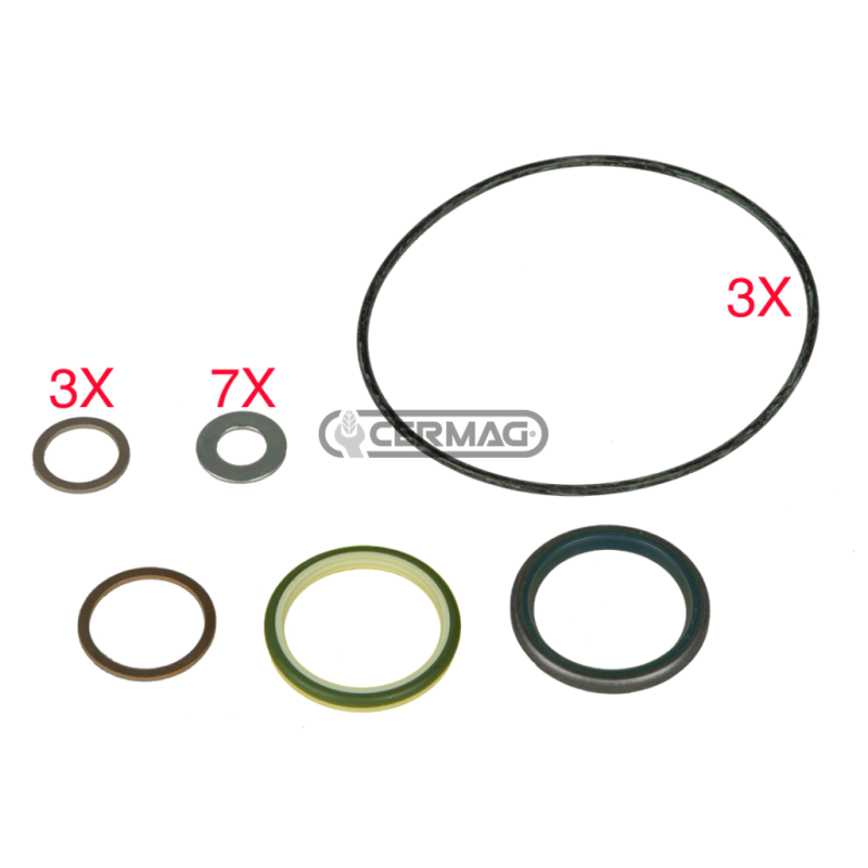 Kit de juntas para dirección asistida con válvula incorporada COMPATIBLE - 81504