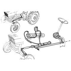 SERVOLENKUNGSBAUGRUPPE FÜR CORSARO SATURNO 2WD SYNCHRO-KOMPATIBLE TRAKTOREN – 80779 | NewgardenAgri.com