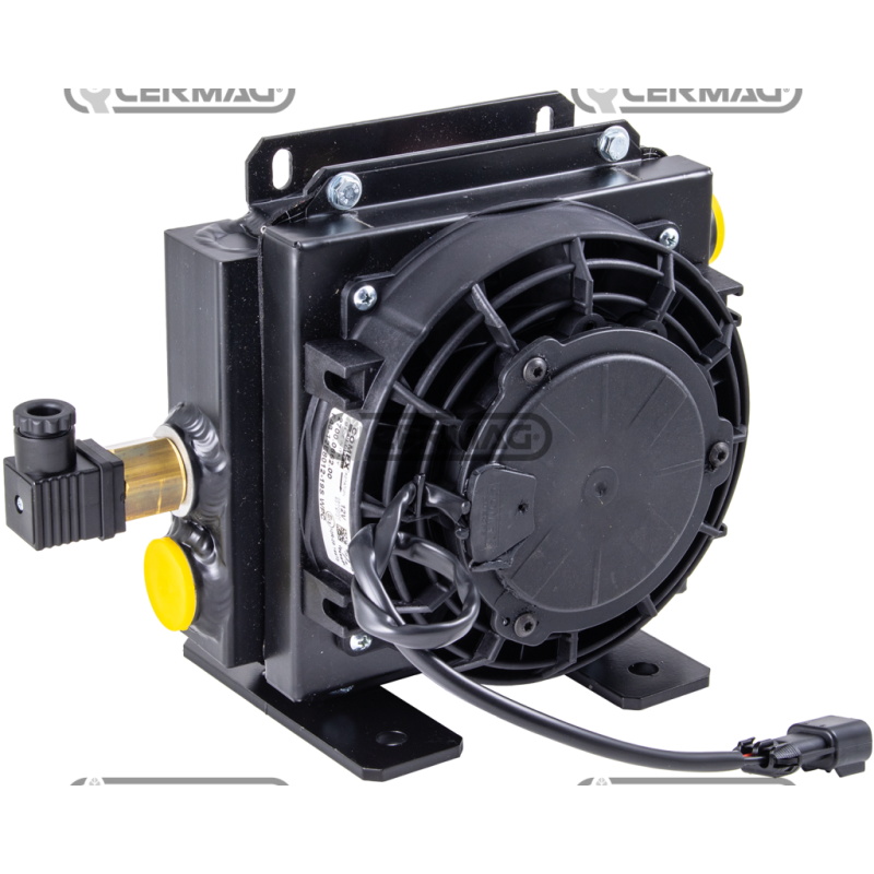 Intercambiador de calor de aluminio Caudal de aceite 10 ÷ 40 l/min Voltaje 12 V COMPATIBLE - 83291