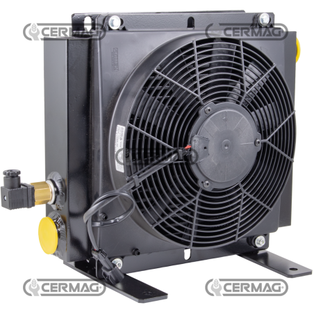 Intercambiador de calor de aluminio Caudal de aceite 10 ÷ 120 l/min Voltaje 12 V COMPATIBLE - 84160 | NewgardenAgri.com