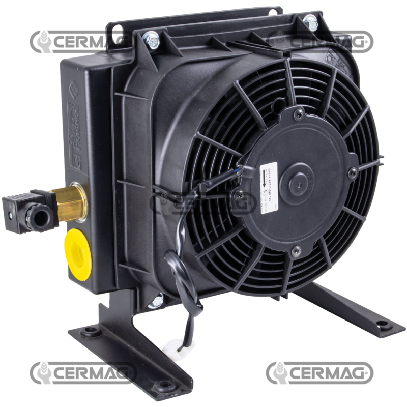 Scambiatore di calore in alluminio Portata olio 20 ÷ 80 l/min Voltaggio 12 V COMPATIBILE - 83641