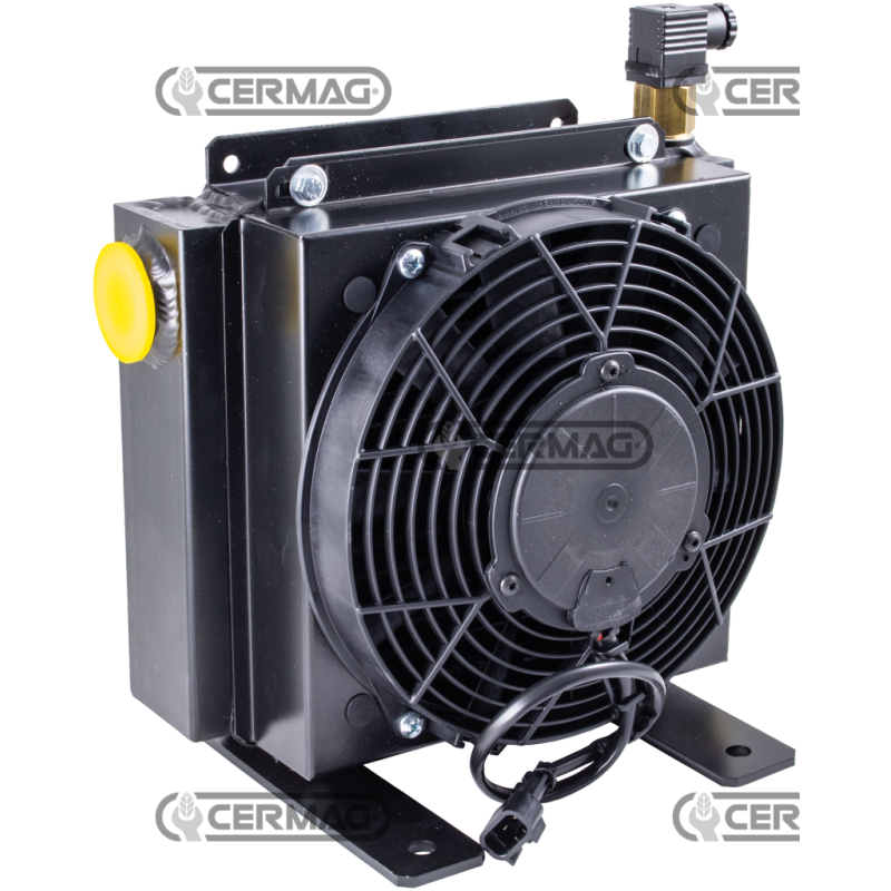 Intercambiador de calor de aluminio Caudal de aceite 20 ÷ 100 l/min Voltaje 12 V COMPATIBLE - 82975