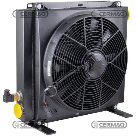 Aluminum heat exchanger Oil flow rate 50 ÷ 200 l/min Voltage 12 V COMPATIBLE - 82978 | NewgardenAgri.com