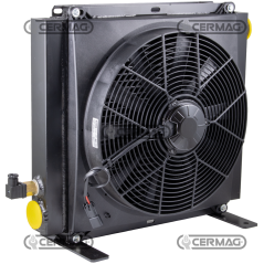 Intercambiador de calor de aluminio Caudal de aceite 50 ÷ 200 l/min Voltaje 24 V COMPATIBLE - 82983 | NewgardenAgri.com