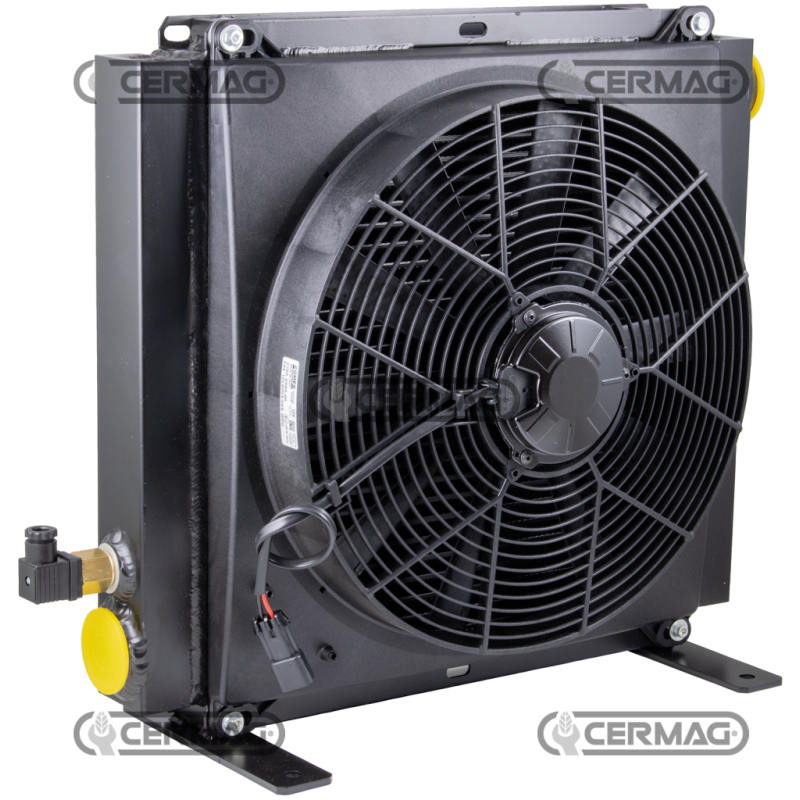 Intercambiador de calor de aluminio Caudal de aceite 50 ÷ 200 l/min Voltaje 24 V COMPATIBLE - 82983