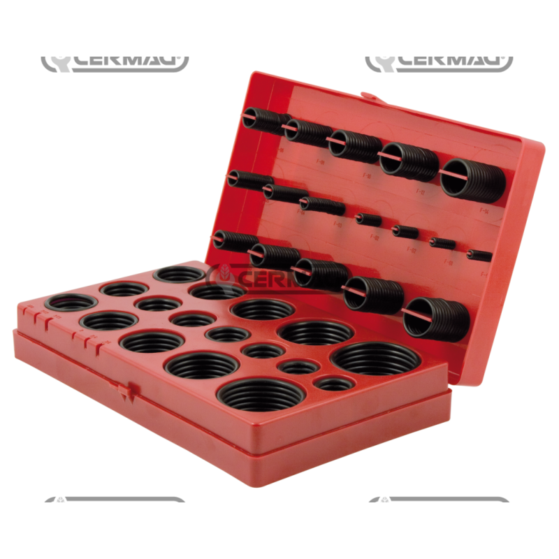 Assortiment de joints toriques en pouces - 407 unités COMPATIBLES - 80905