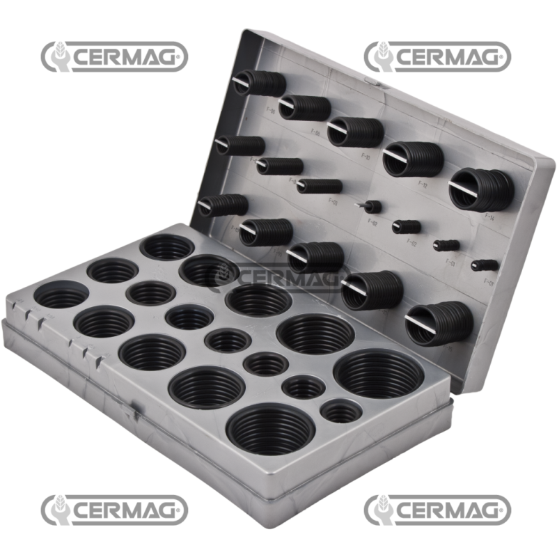 Assortiment de joints toriques métriques - 408 unités COMPATIBLES - 83616