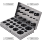 Assortimento anelli OR metrici - 408 unità COMPATIBILE - 83616