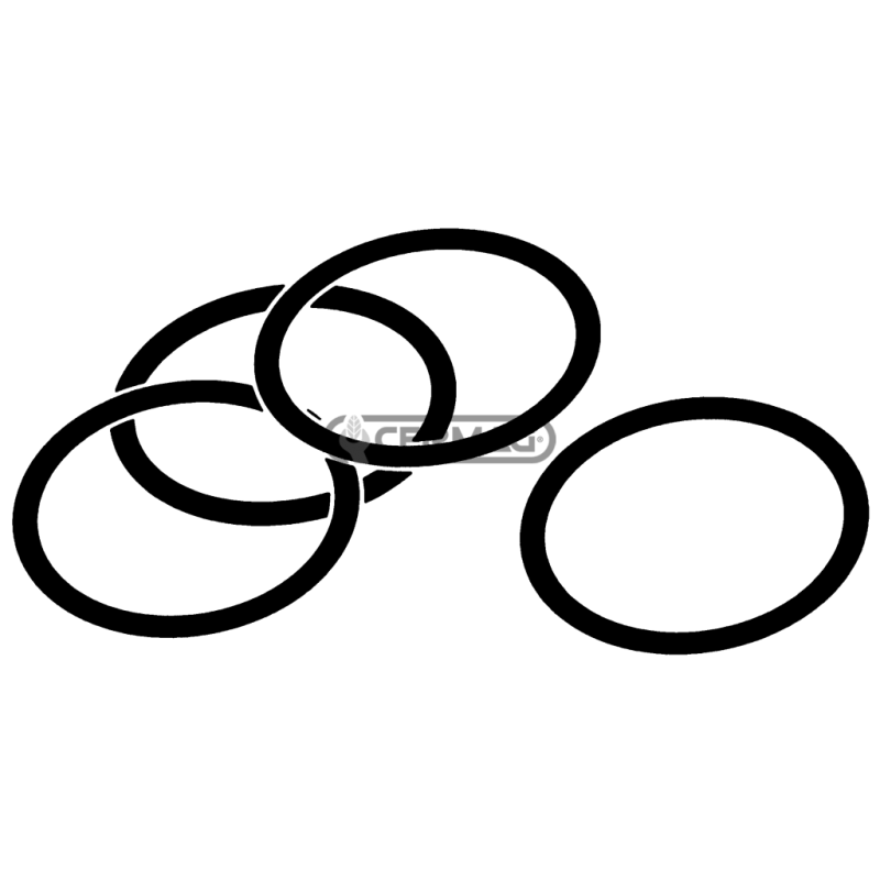 Joints toriques Section 1/16" - 1,78 mm Diamètre intérieur 1/2" - 12,42 mm COMPATIBLE - 81786