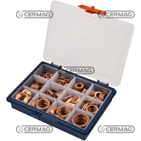 Surtido de arandelas de cobre con display COMPATIBLE - 80665 | NewgardenAgri.com