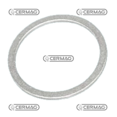 Arandela de aluminio Dimensión 21x27x1.5 mm - 1/2" Gas COMPATIBLE - 80696 | NewgardenAgri.com