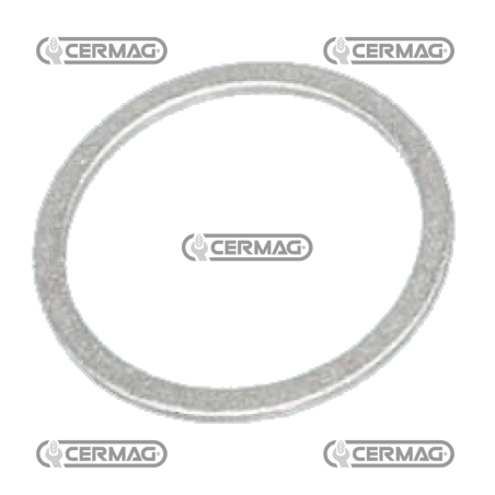 Arandela de aluminio Dimensión 21x27x1.5 mm - 1/2" Gas COMPATIBLE - 80696 | NewgardenAgri.com