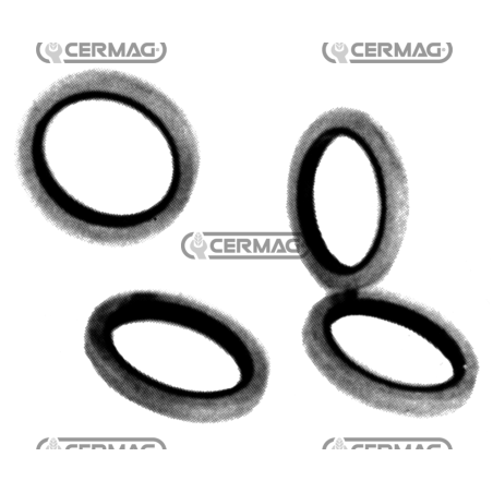 Sealing washer "BONDED" Diameter 22.70 mm - M22 COMPATIBLE - 80348 | NewgardenAgri.com