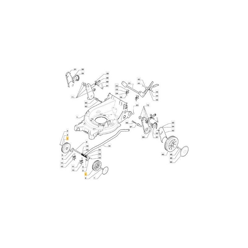 Clutch mechanism tractor series TN 75 90 4 cylinder FIAT NEW HOLLAND 15796