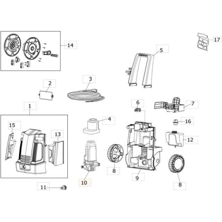 ORIGINAL EMAK MOTOR PUMP CH73040221 | NewgardenAgri.com