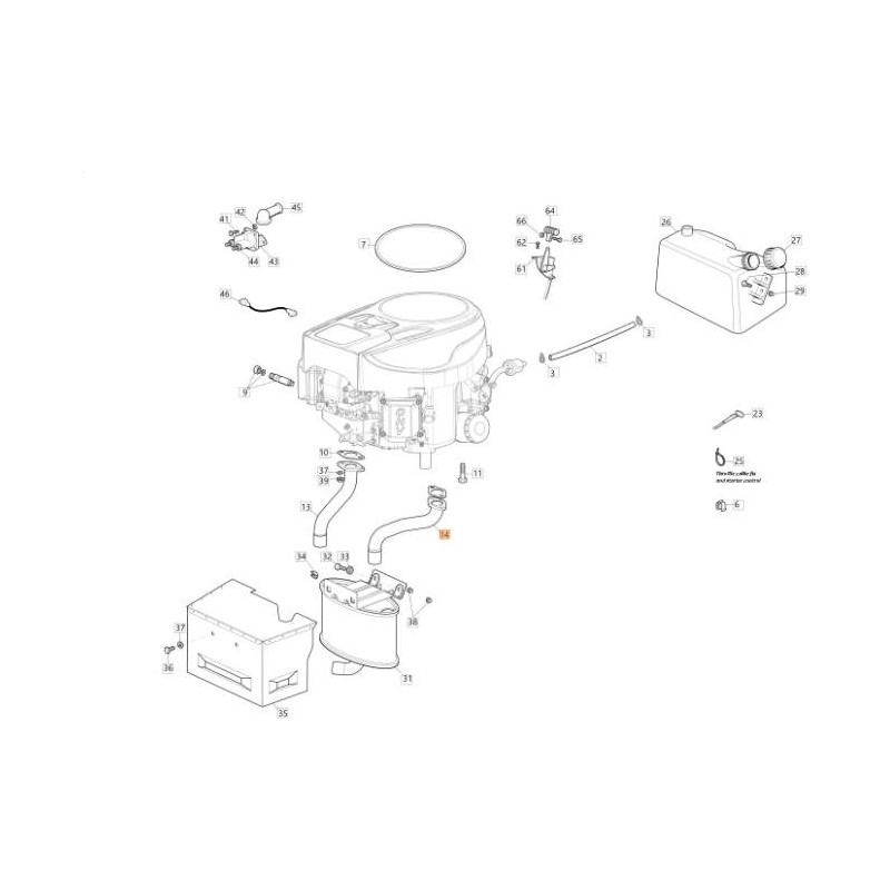 TUBO RACCORDO SCARICO SX ORIGINALE EMAK G118738279E0R