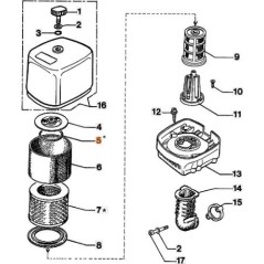 Joint torique d'origine EMAK 3049050R | NewgardenAgri.com