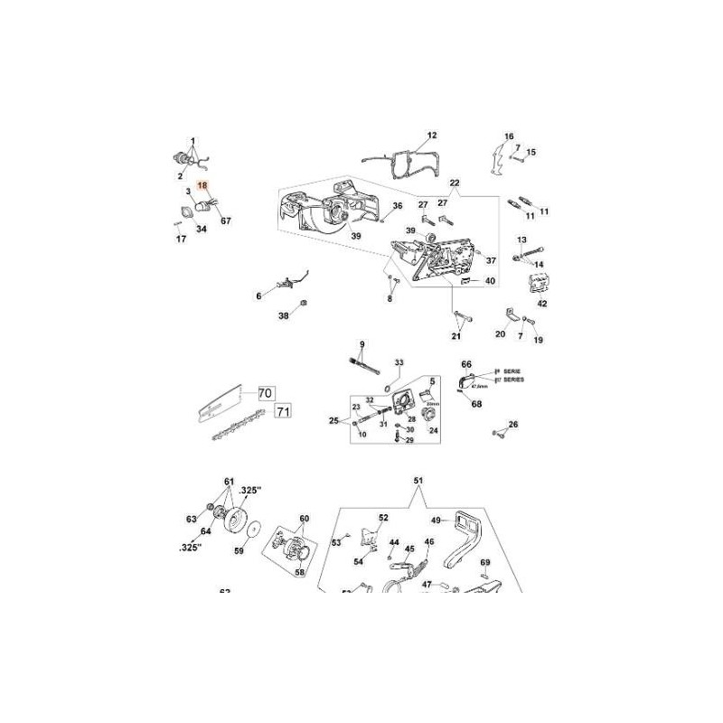 ORIGINAL EMAK TUBE 3073007R