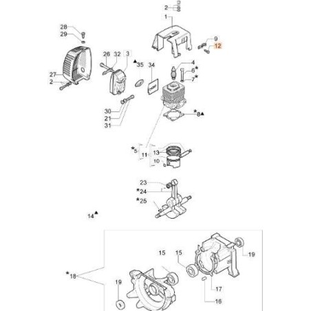 ORIGINAL EMAK SCREW 3960030R | NewgardenAgri.com