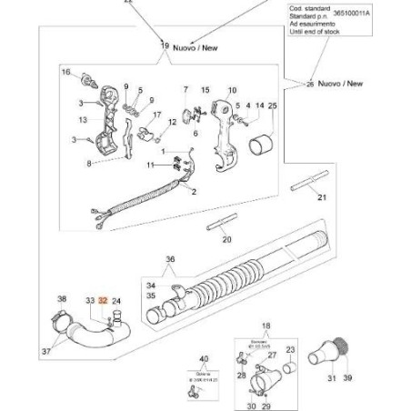TORNILLO EMAK ORIGINAL 011500131 | NewgardenAgri.com