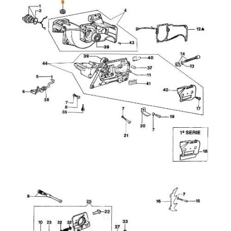 Presse-étoupe pour tuyau d'aspiration mixte EMAK ORIGINAL 099900110 | NewgardenAgri.com