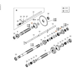 ANELLO SEEGER ORIGINALE EMAK 3024020R | NewgardenAgri.com