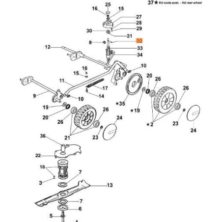 ROULEAU EMAK ORIGINAL 3033009R | NewgardenAgri.com