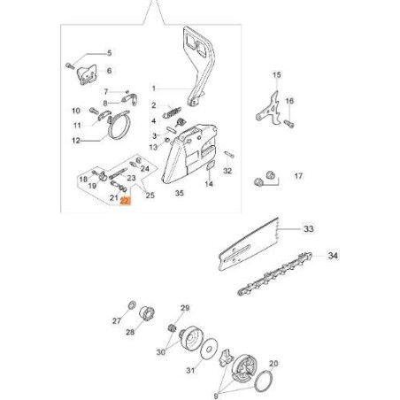 Bague EMAK G originale 3049007 | NewgardenAgri.com