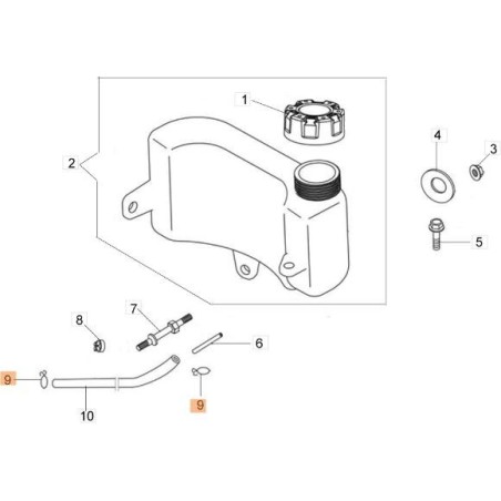 ORIGINAL EMAK ELASTIC STEEL HOSE CLAMP L66150435 | NewgardenAgri.com