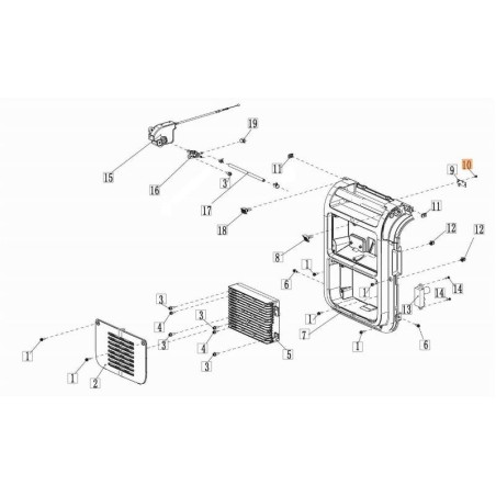 TORNILLO EMAK ORIGINAL L66152671 | NewgardenAgri.com
