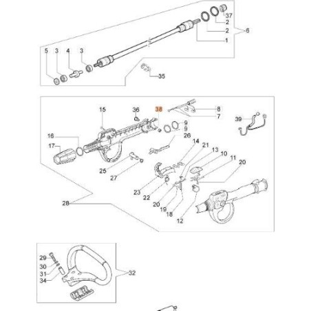 ÉCROU EMAK ORIGINAL 3914006R | NewgardenAgri.com
