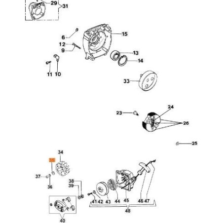 ORIGINAL EMAK-UNTERLEGSCHEIBE 3818011AR | NewgardenAgri.com