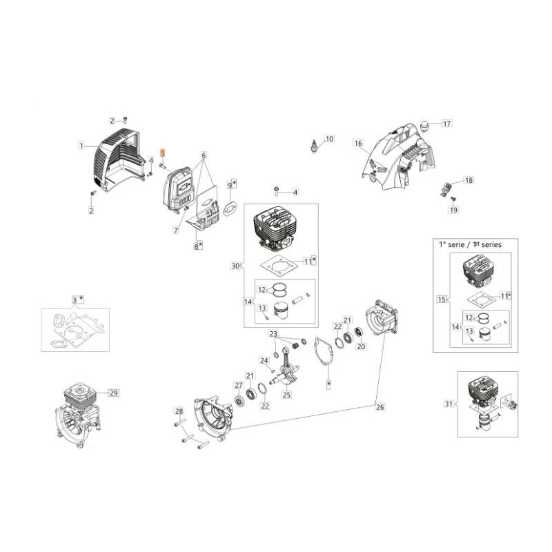ORIGINAL EMAK SCREW 3891035R