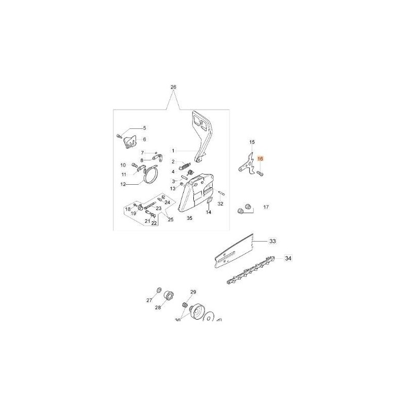 TORNILLO EMAK ORIGINAL 3960098R